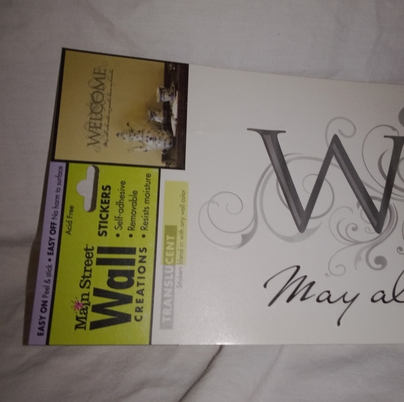 Welcome Friends Wall Decal Wall Decor by Main Street Wall Creations - Picture 3 of 5